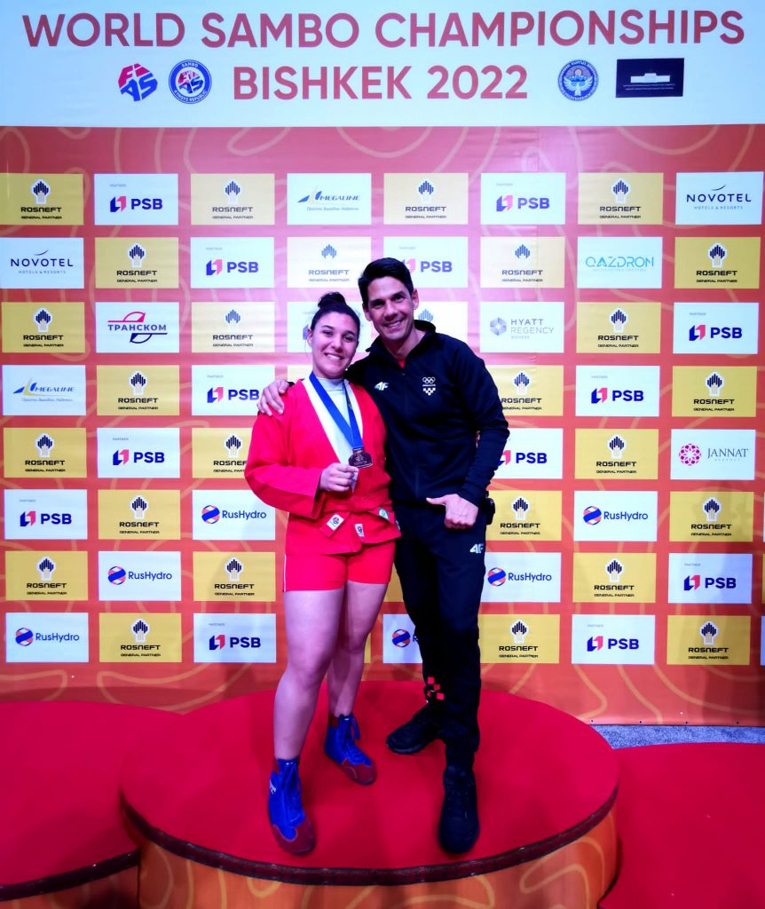 Lea Katarina Gobec brončana na SP-u 2022. Foto: Hrvatski sambo savez